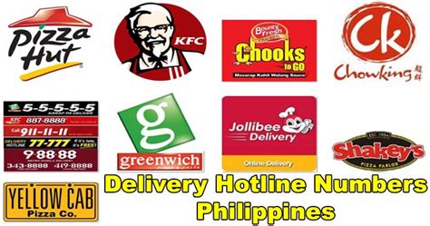 Delivery Hotline Numbers of Fast Foods in Metro .